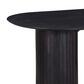 Moe"s Home Collection Povera Oval Dining Table in Black - Table Only, , large