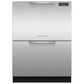 Fisher and Paykel Built-In Double Drawer Dishwasher in EZKleen Stainless Steel, , large