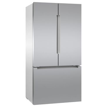 Bosch 20.8 Cu. Ft. 800 Series French Door Bottom Mount 36"" in Stainless Steel, , large