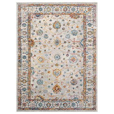 Amer Rugs Montana Traditional 2"7" x 8" Ivory and Orange Runner, , large