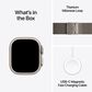 Apple Watch Ultra 2 GPS + Cellular 49mm Natural Titanium Case with Tan Alpine Loop - Small (Pre-Order), , large