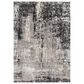 Surya Tuscany TUS-2312 6"7" x 9"6" Gray, Charcoal, Black and Ivory Area Rug, , large