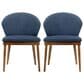 Blue River Juno Dining Chair in Blue/Walnut (Set of 2), , large