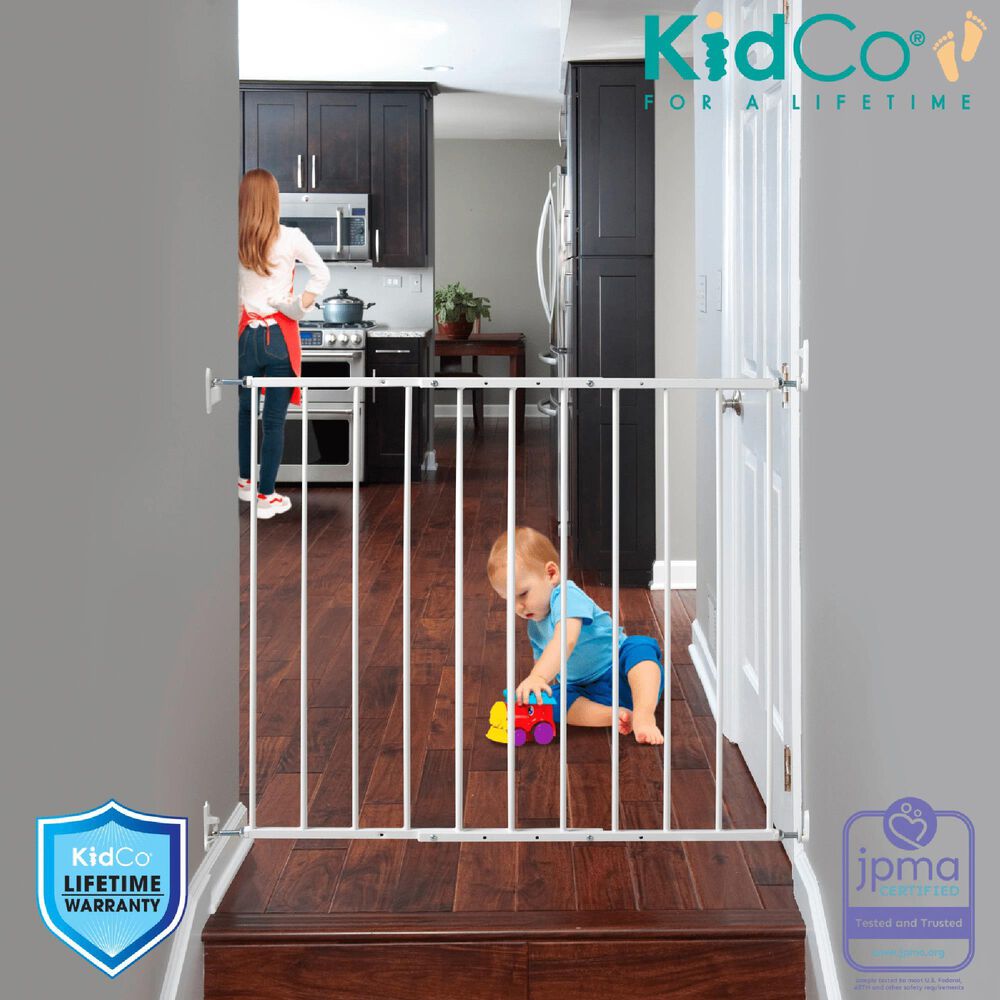 Kidco Inc. Safeway Top of Stair Baby Safety Gate in White, , large