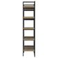 Signature Design by Ashley Montia 76" Bookcase in Light Brown and Gunmetal Gray, , large