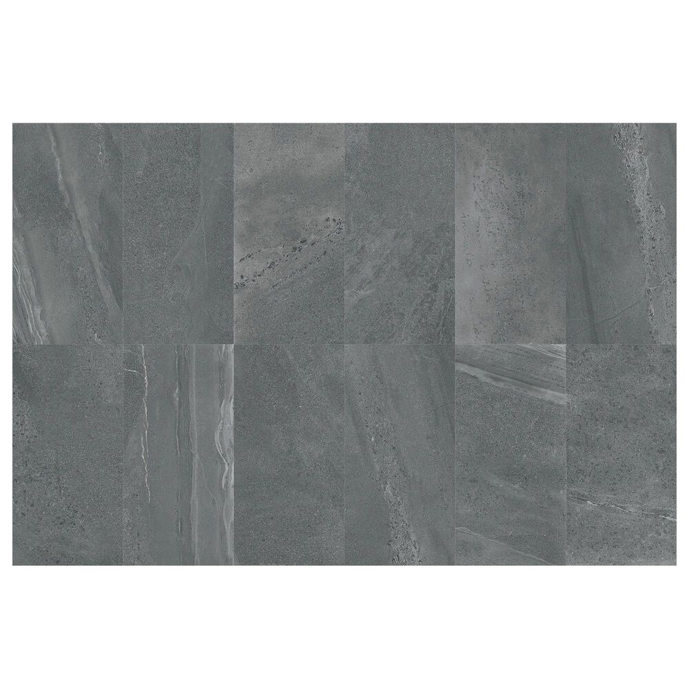 Dal-Tile Society Union Smoke 12" x 24" Light Polished Porcelain Tile, , large