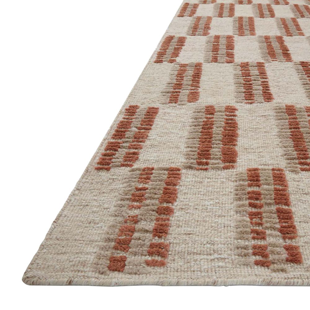 Loloi Harrison 2&#39; x 3&#39; Beige and Rust Area Rug, , large