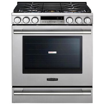 Signature Kitchen Suite 6.3 Cu. Ft. Slide-In Gas Range in Stainless Steel, , large