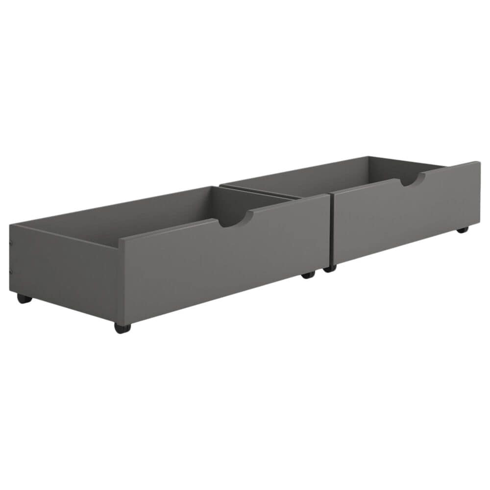 Forest Grove Dual Underbed Drawer in Dark Grey, , large