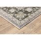 Oriental Weavers Maharaja Serbia 91E 2" x 3" Gray and Blue Scatter Rug, , large