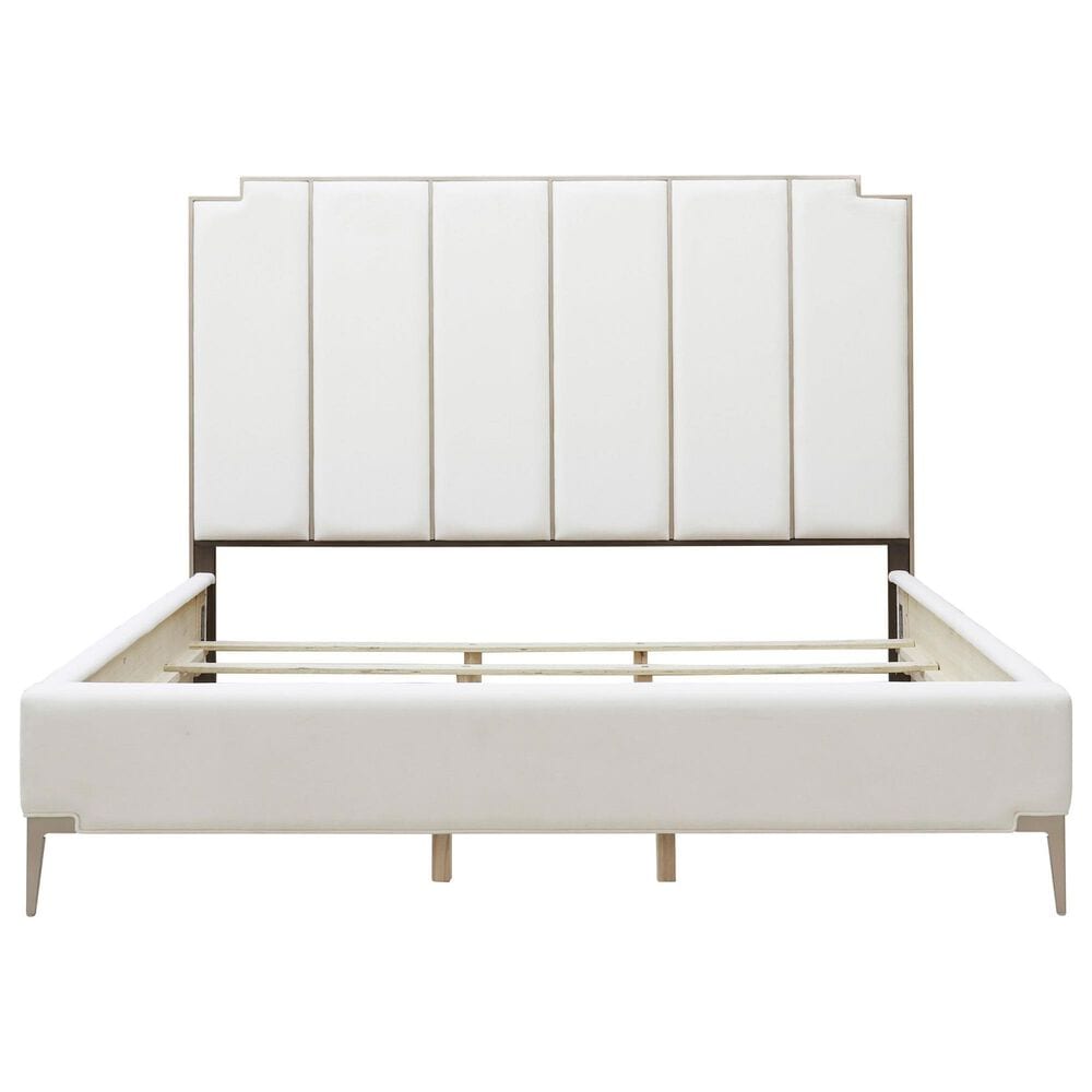 Chapel Hill Boulevard Queen Upholstered Bed in Cream, , large