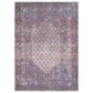 37B Colin 7"10" x 10"2" Plum, Ink Blue, Dusty Pink and Cream Area Rug, , large