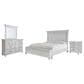 Signature Design by Ashley Kanwyn 4 Piece Queen Bedroom Set in Distressed Whitewash, , large