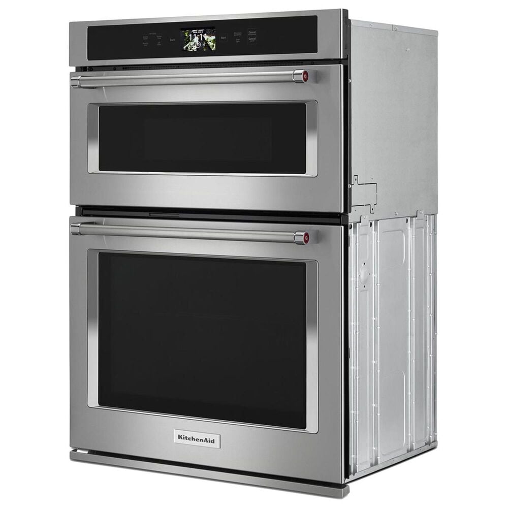 KitchenAid 30&quot; Wall Oven with Microwave Combo Smart in Stainless Steel, , large