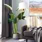 Maple and Jade Modern Floor Lamp in Gold and White, , large