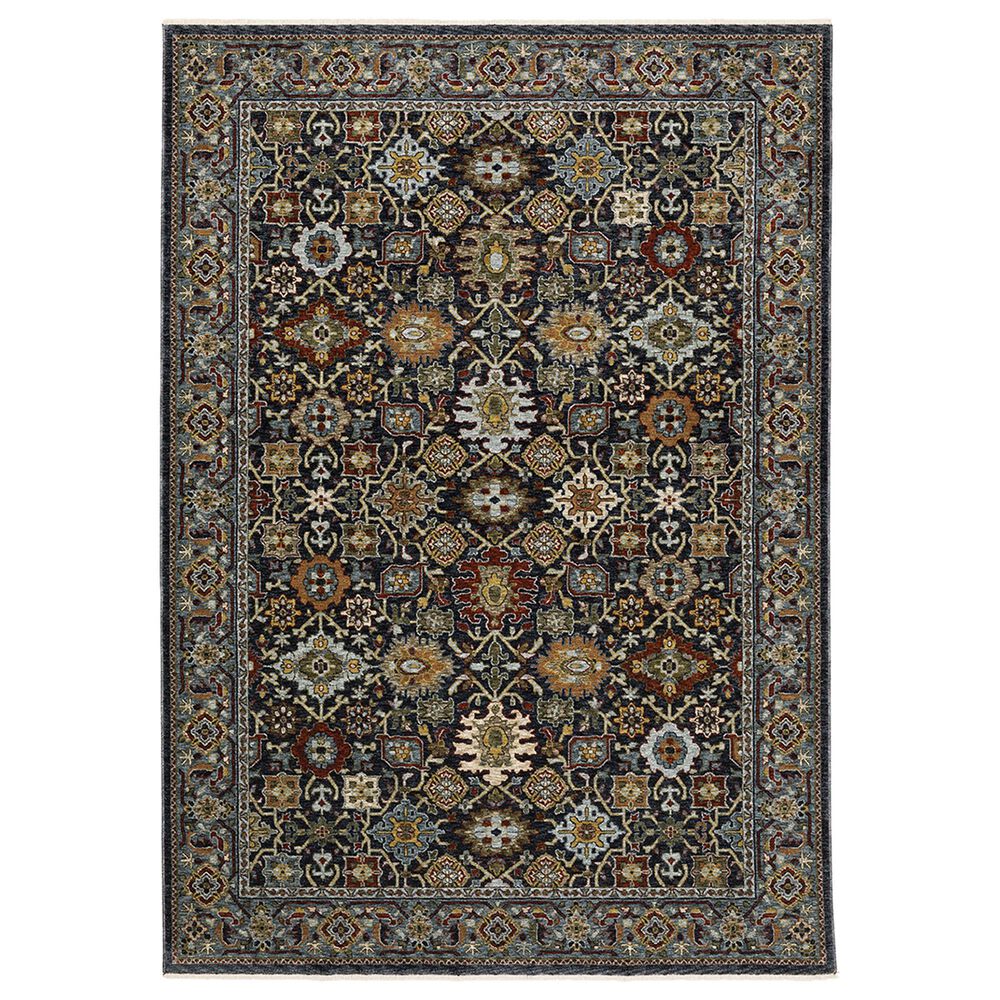 Oriental Weavers Aberdeen Traditional 2" x 3" Blue Area Rug, , large