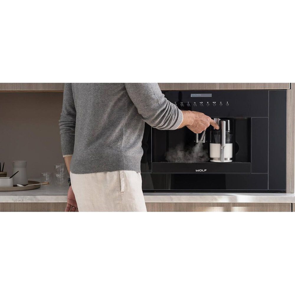 Wolf 24&quot; Built-In Coffee System in Black, , large