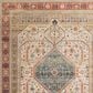 Magnolia Home Graham GRA-03 5"5" x 7"6" Persimmon and Antique Ivory Area Rug, , large