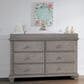 Oxford Baby Kenilworth 6 Drawer Dresser in Stone Wash, , large