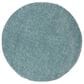 Safavieh August Shag 6"7" Round Aqua Area Rug, , large