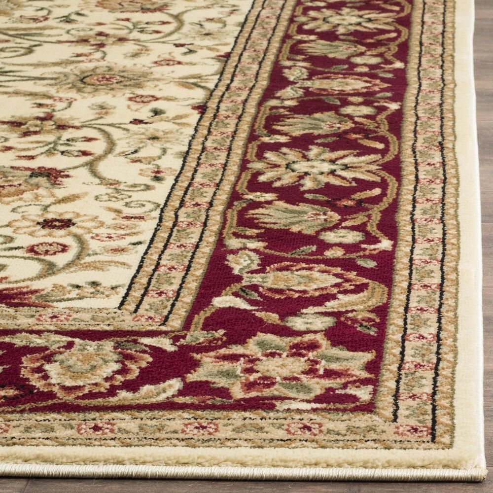 Safavieh Lyndhurst LNH212 10&#39; x 14&#39; Ivory and Red Area Rug, , large