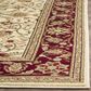 Safavieh Lyndhurst LNH212 10" x 14" Ivory and Red Area Rug, , large