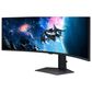 Samsung 49" Odyssey Dual QHD Curved Gaming Monitor in Black, , large