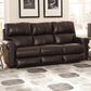 Catnapper Torretta Power Lay Flat Reclining Sofa in Chocolate, , large