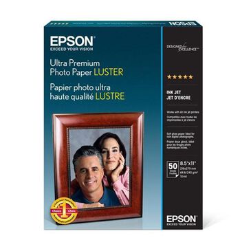 Epson Letter Size Premium Luster Photo Paper - 50 Pack, , large