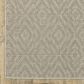 Oriental Weavers Caicos CA08A 9"10" x 12"10" Grey Area Rug, , large