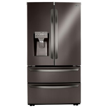 LG 28 Cu. Ft. 4-Door French Door Refrigerator with Craft Ice in Black Stainless Steel, , large