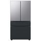 Samsung Bespoke 4-Door French Door Refrigerator Bottom Panel in Matte Black Steel, , large