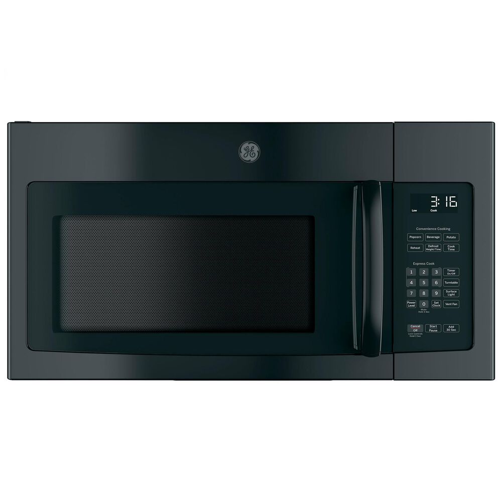 GE Appliances 1.6 Cu. Ft. Over The Range Microwave Oven with Recirculating Venting in Black, , large
