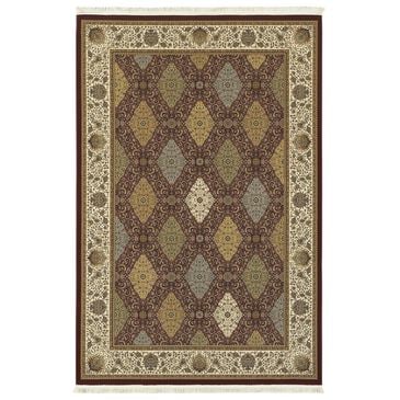 Oriental Weavers Masterpiece 530M 9"10" x 12"10" Brown Area Rug, , large