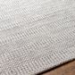 Surya Hickory 9" x 12" Light Beige, Gray and Charcoal Area Rug, , large