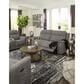 Signature Design by Ashley Next-Gen DuraPella Power Reclining Sofa with Power Headrest in Slate, , large