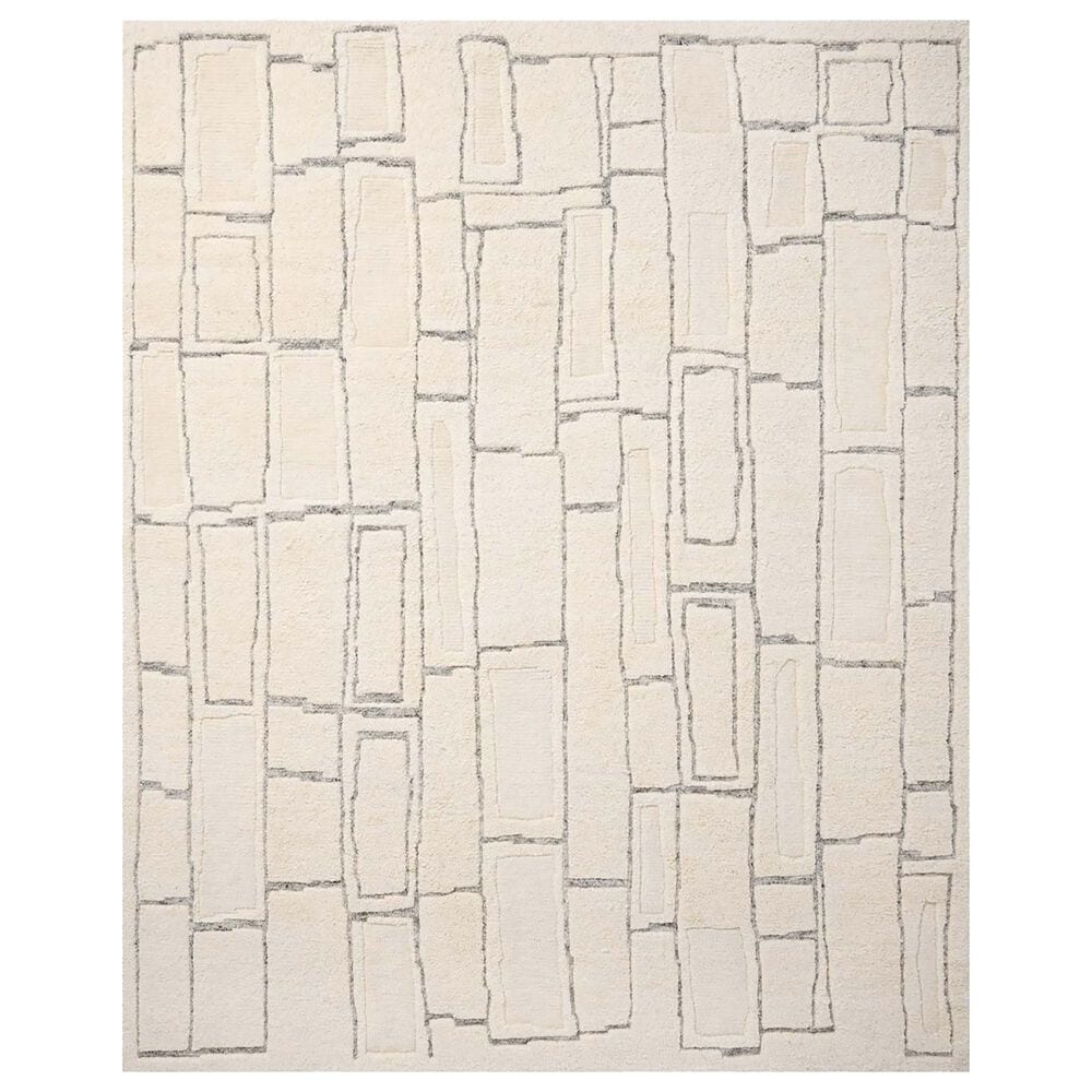 Loloi Octavia 2" x 3" Ivory and Slate Area Rug, , large