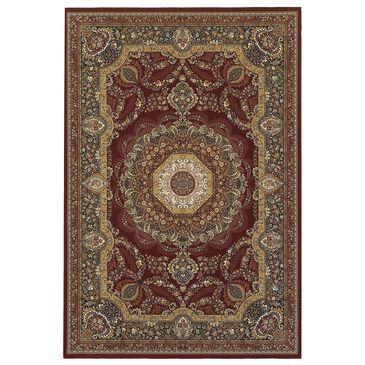 Oriental Weavers Masterpiece 113R 9"10" x 12"10" Red Area Rug, , large
