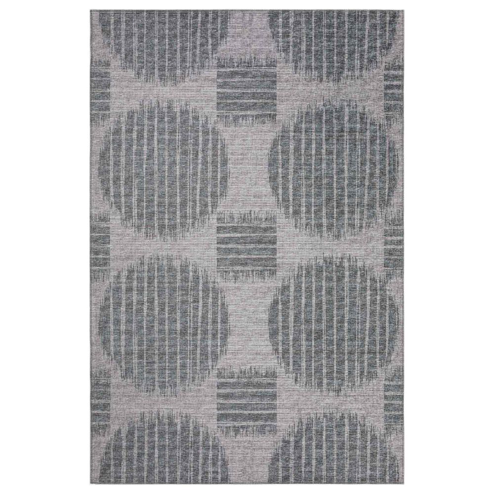 Dalyn Rug Company Sedona Geometric 2"3" x 10" Pewter Indoor/Outdoor Performance Runner, , large