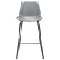 Zuo Modern Byron Barstool in Gray, , large