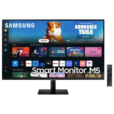 Samsung 27" M5 FHD Smart Monitor in Black, , large