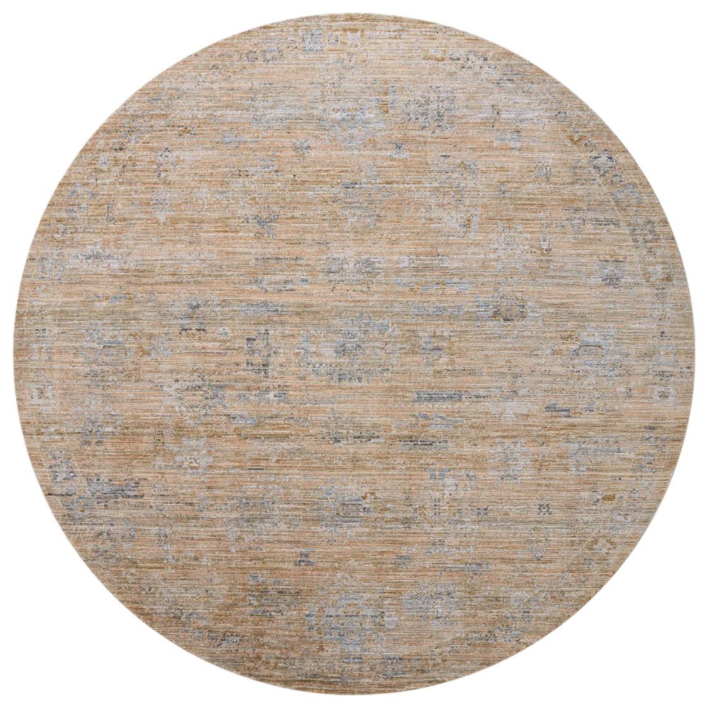 Loloi Katherine 9"6" Round Copper and Steel Area Rug, , large