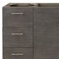 James Martin Metropolitan 60" Single Bathroom Vanity Cabinet in Silver Oak and Satin Nickel, , large
