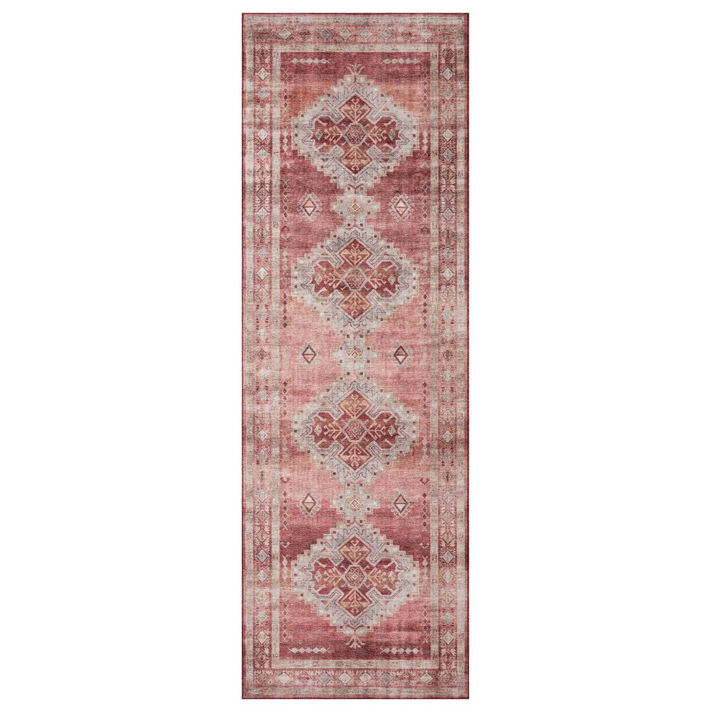 Loloi II Heidi 2" x 5" Sunset and Natural Area Rug, , large