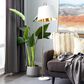 Maple and Jade Modern Floor Lamp in Gold and White, , large