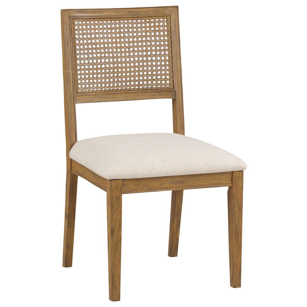 OSP Home Alaina Cane Side Chair in Natural, , large