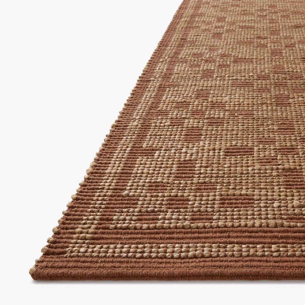 Chris Loves Julia x Loloi Judy 5&#39; x 7&#39;6&quot; Natural and Spice Area Rug, , large