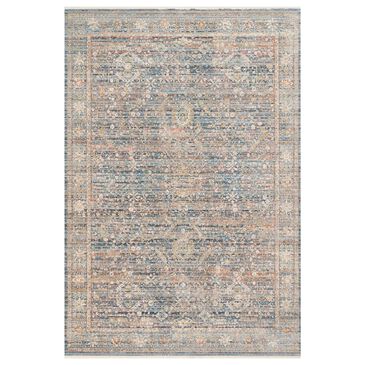 Loloi Claire CLE-06 11"6" x 15"7" Blue and Sunset Area Rug, , large