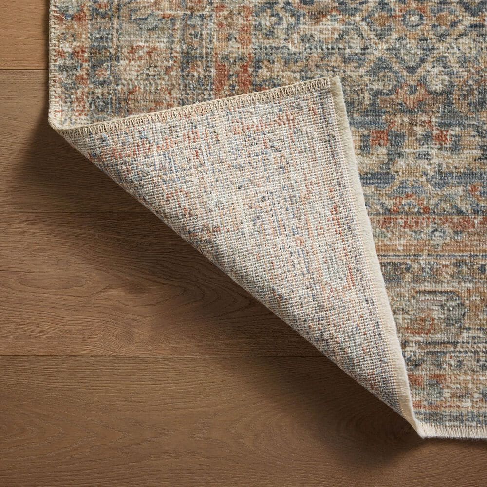 Loloi Heritage 10&#39; x 14&#39; Blue and Rust Area Rug, , large