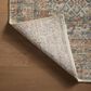 Loloi Heritage 10" x 14" Blue and Rust Area Rug, , large